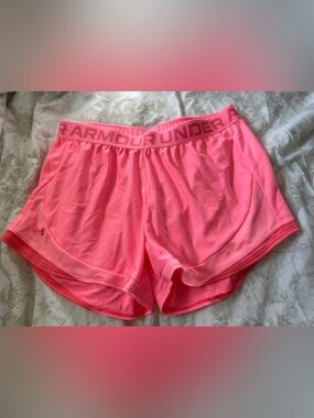 Under Armour Women’s Neon Pink Athletic Shorts
